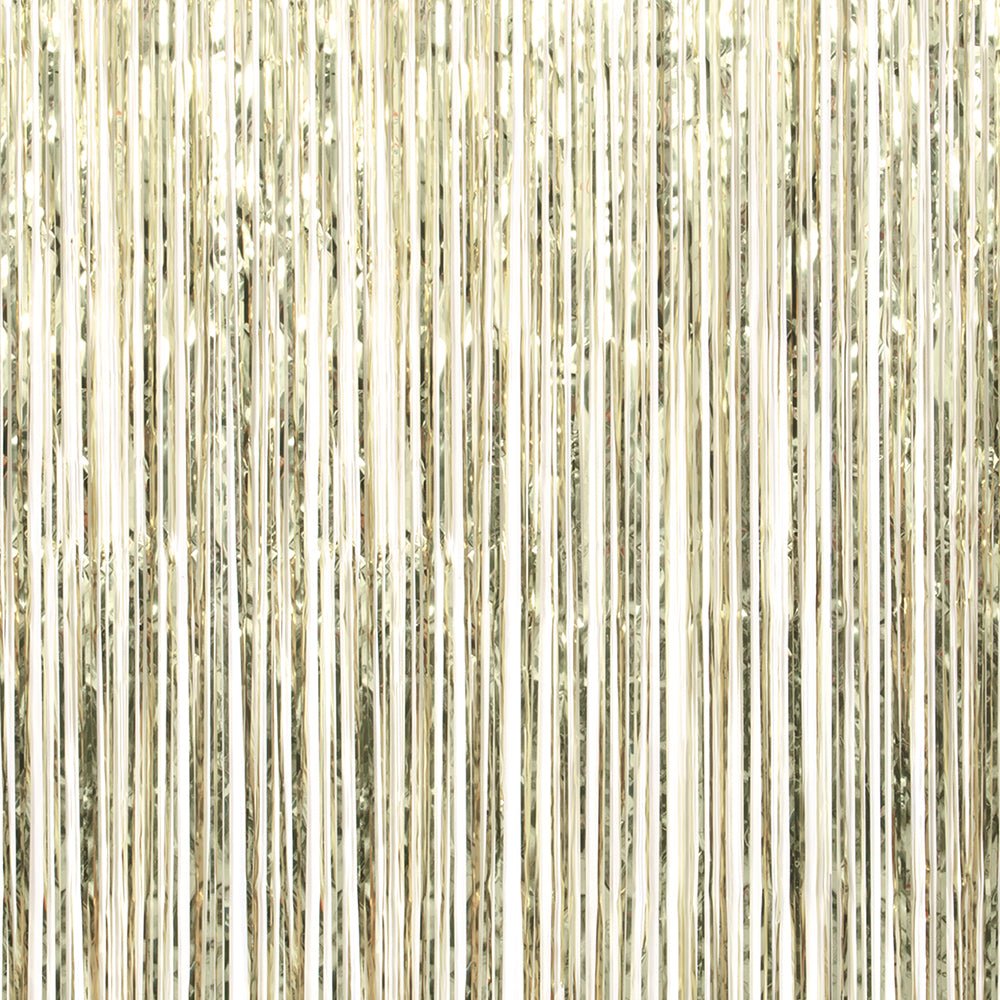 Gold Fringe Door Curtain