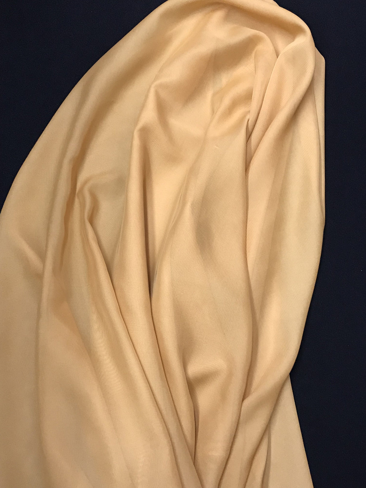 Gold Chiffon Polyester Fabric - Gold Sheer, 59"-60" Width (1 Yard)