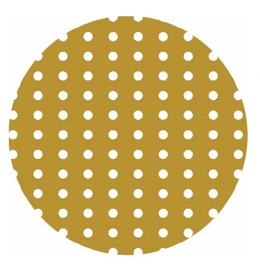 Vent Hole Vinyl Fabric - Gold, Heat Transfer, 20" Width (1 Foot)