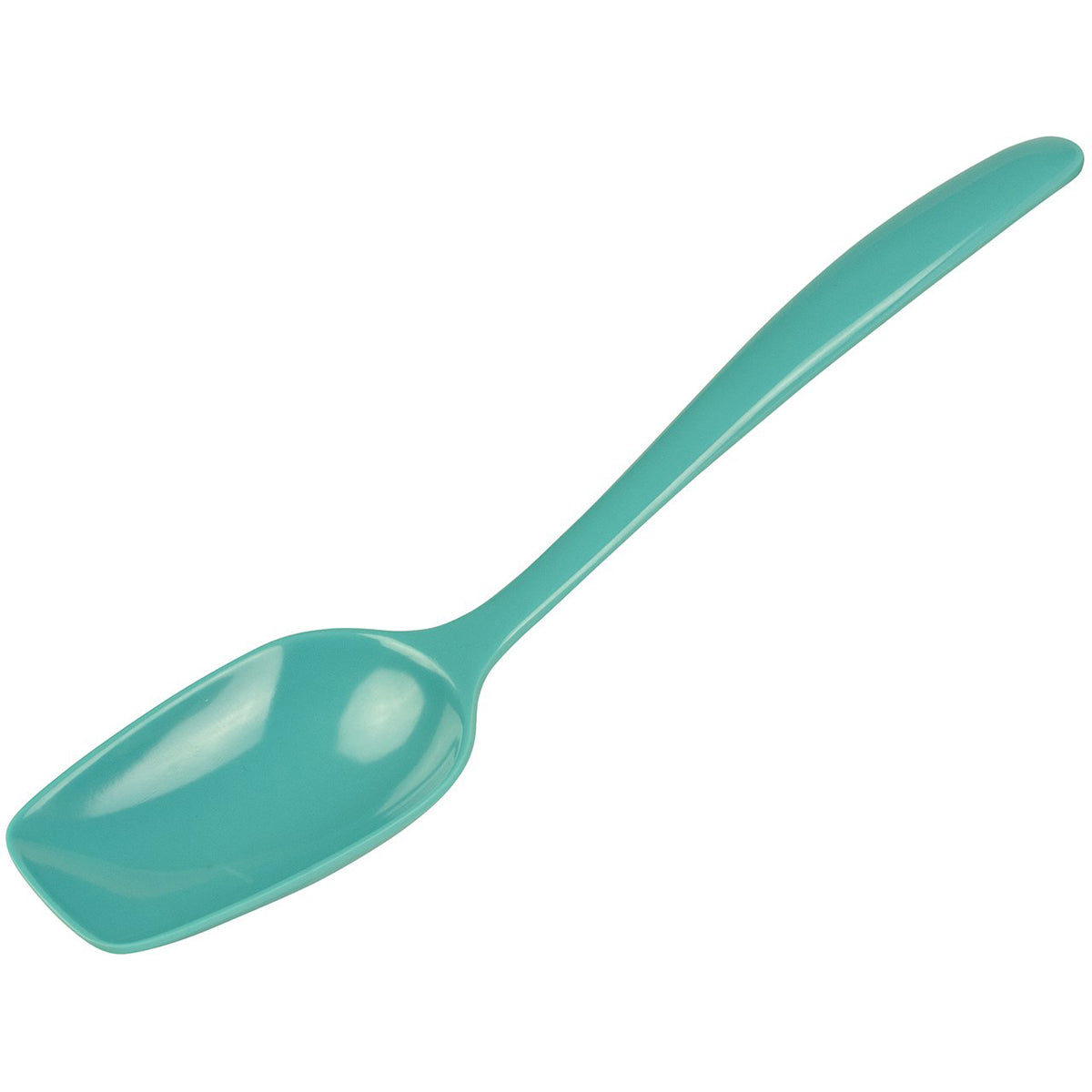 Gourmac G518TU 10" Turquoise Melamine Serving Spoon