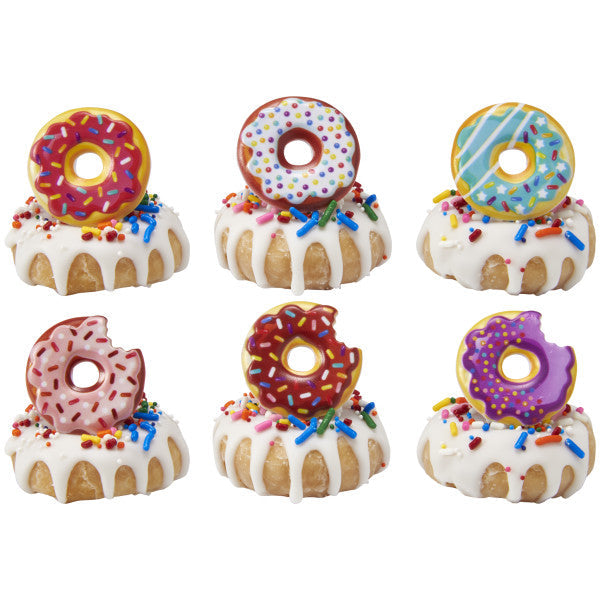 Donut Cupcake Rings, Cake Toppers Sweet One 144 rings