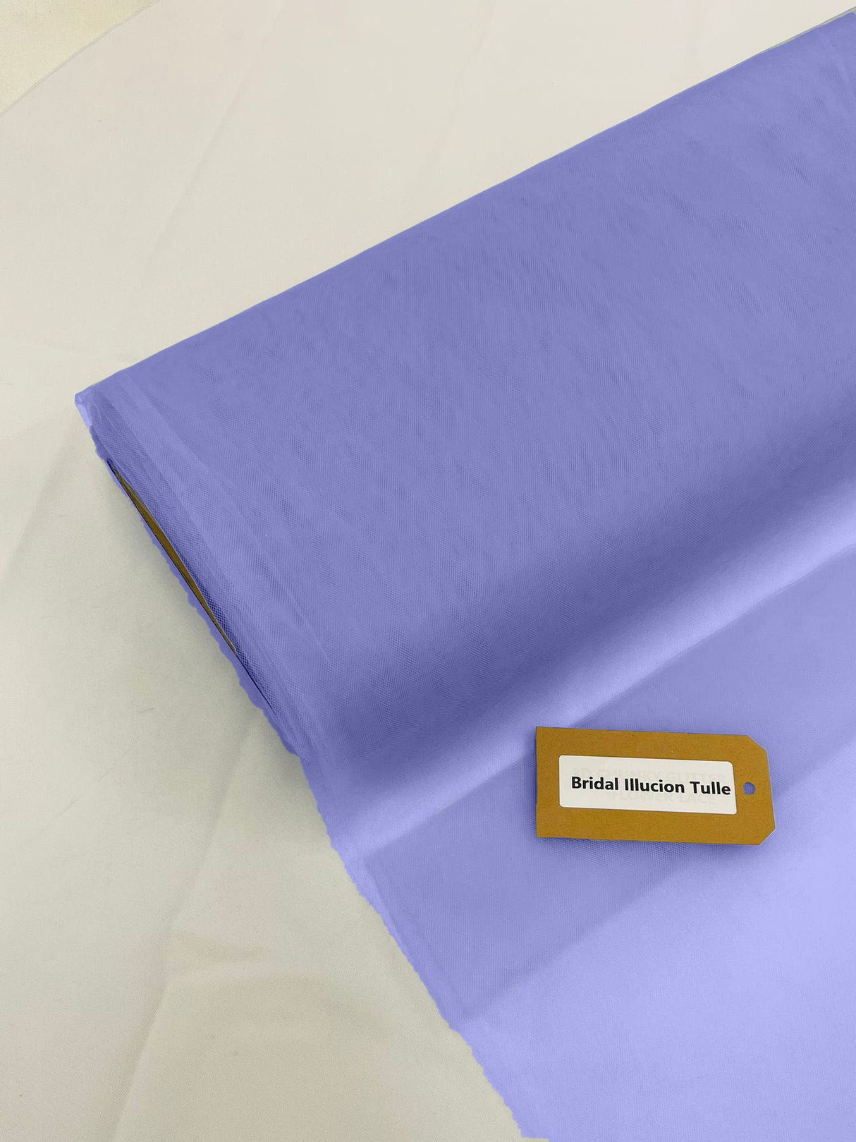 Grape Mist Polyester Tulle Fabric - Bridal Illusion, Grape Mist Color, 108" Width (1 Roll)