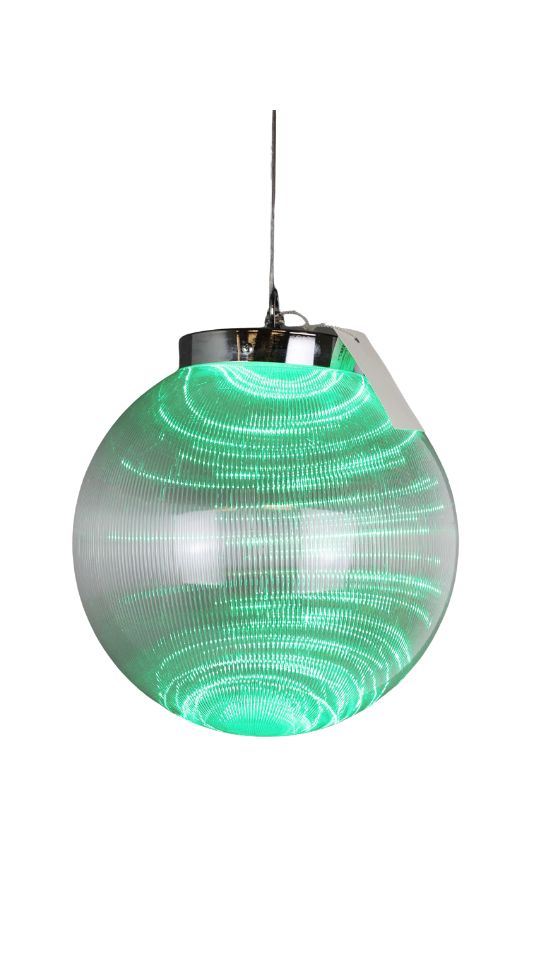 12" Borealis Ball Lighted LED - Green
