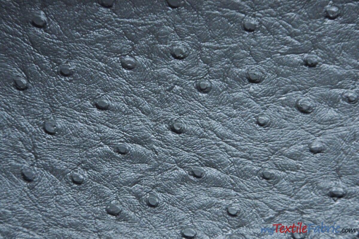 Ostrich Vinyl Faux Leather Vinyl Fabric - Ostrich Texture, 54" Width (1 Yard)