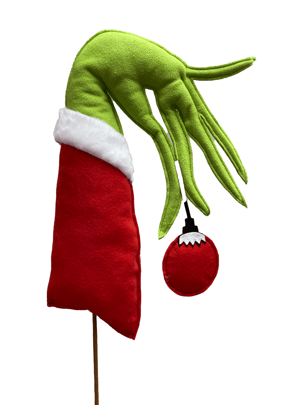 23” x 11" Green Monster Hand Ornament