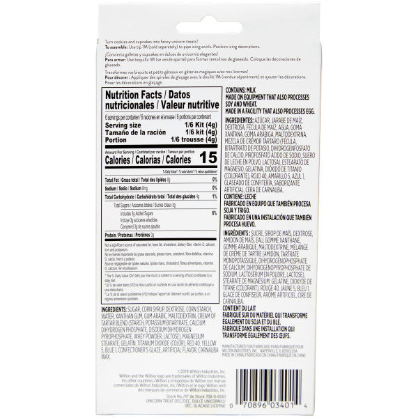 Wilton Unicorn Cupcakes Decorating Kit