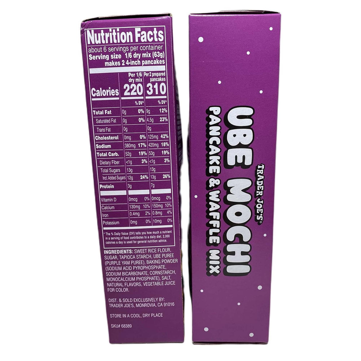 Trader Joe's Ube Mochi Pancake & Waffle Mix | 13.3 oz