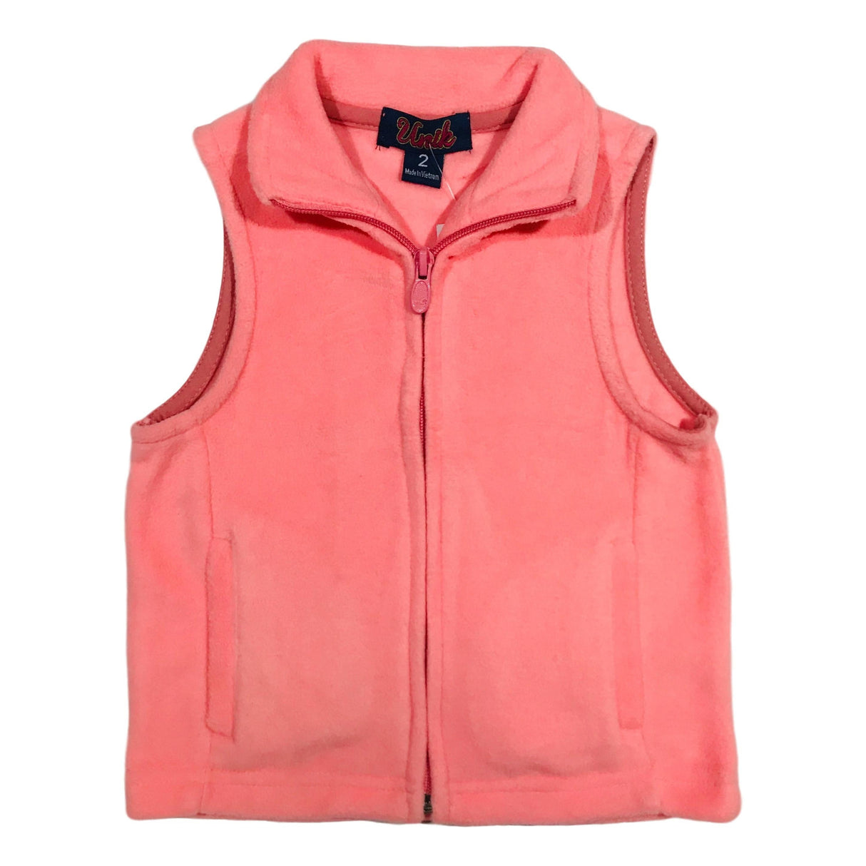 Kids Vest Fleece - Fleece Fabric, Light Weight, Assorted Colors, Vest (1 Piece)