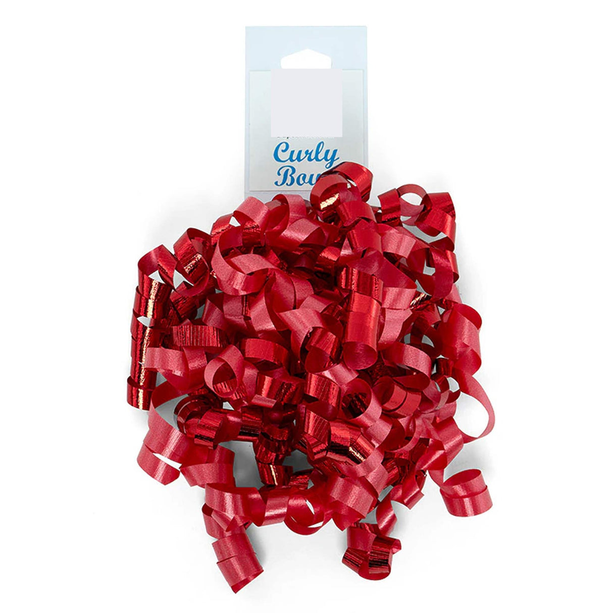 Solid Colored Crimped Curly Bows 5 '' Reds Color 24 each / case