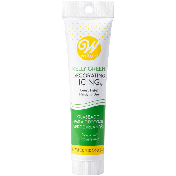 Wilton Kelly Green Ready-to-Use Decorating Icing Tube – 4.25 oz.