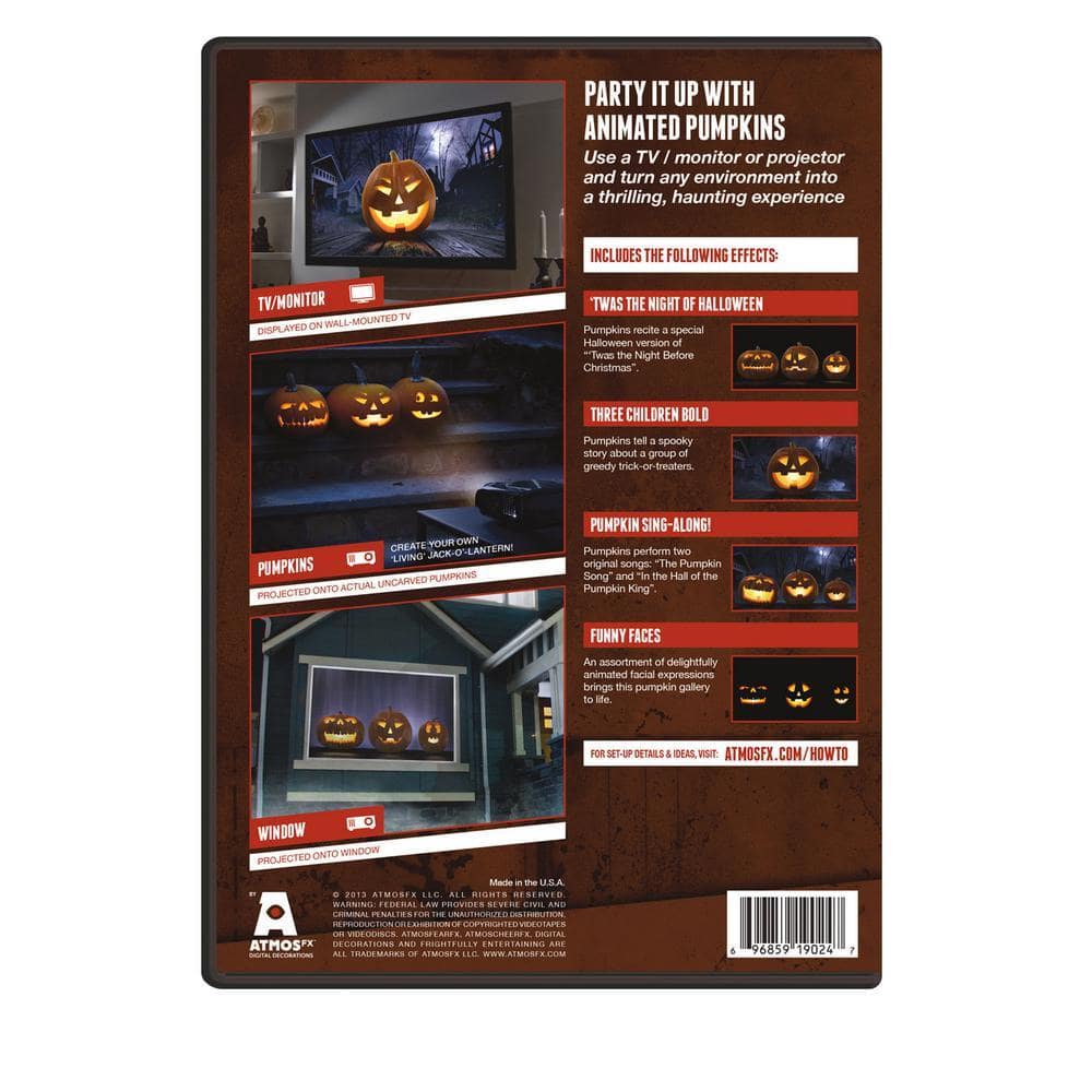 Halloween Digital Decoration DVD Jack-O-Lantern Jamboree