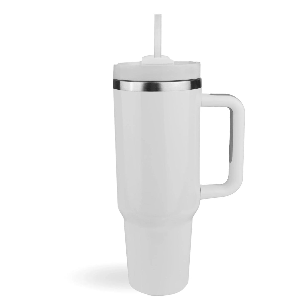 40 oz Handled Tumbler Standard Glossy - White