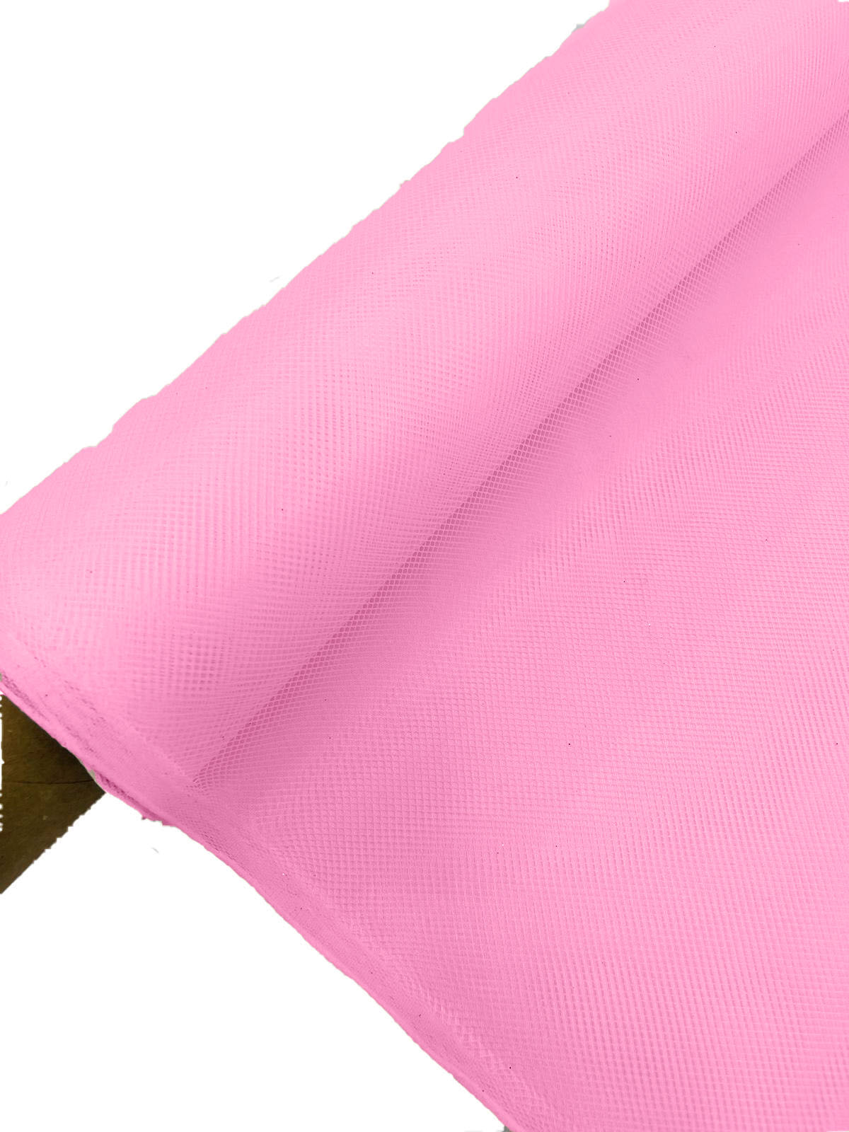 Hard Net Tulle Crinoline Polyester Fabric - Sheer Medium Stiffness, 58" Width (1 Yard)
