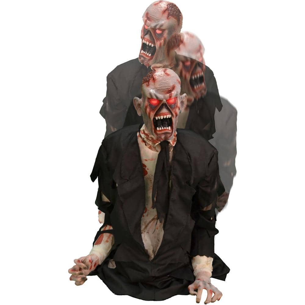 35 Inc. Animated Damien Tekky Prop For Zombie Halloween Decoration