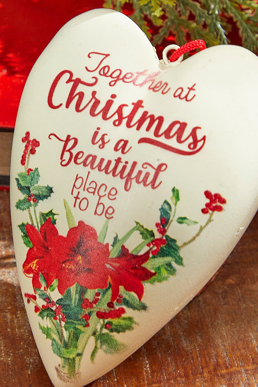 5.5 Inch Together Heart Ornament