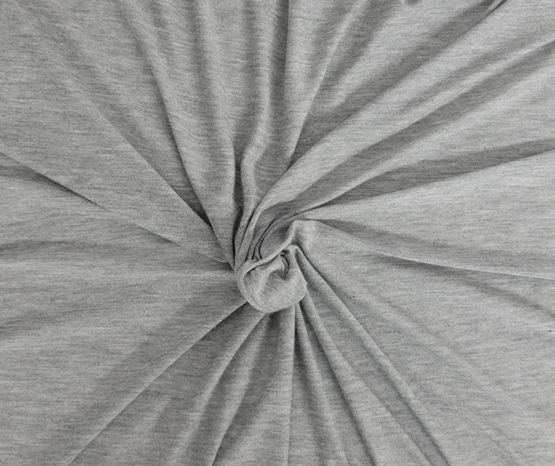 Silk Modal Jersey Heather Gray
