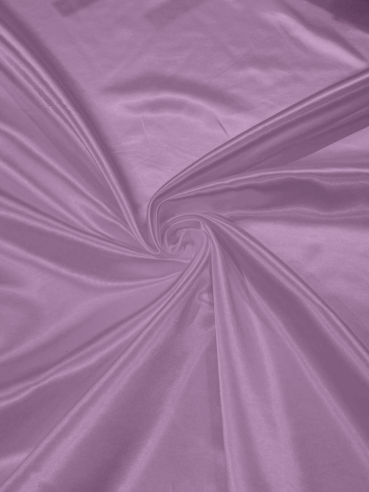 Heavy Shiny Bridal Satin Polyester Fabric - Solid Glossy Finish, 58" Width (1 Yard)