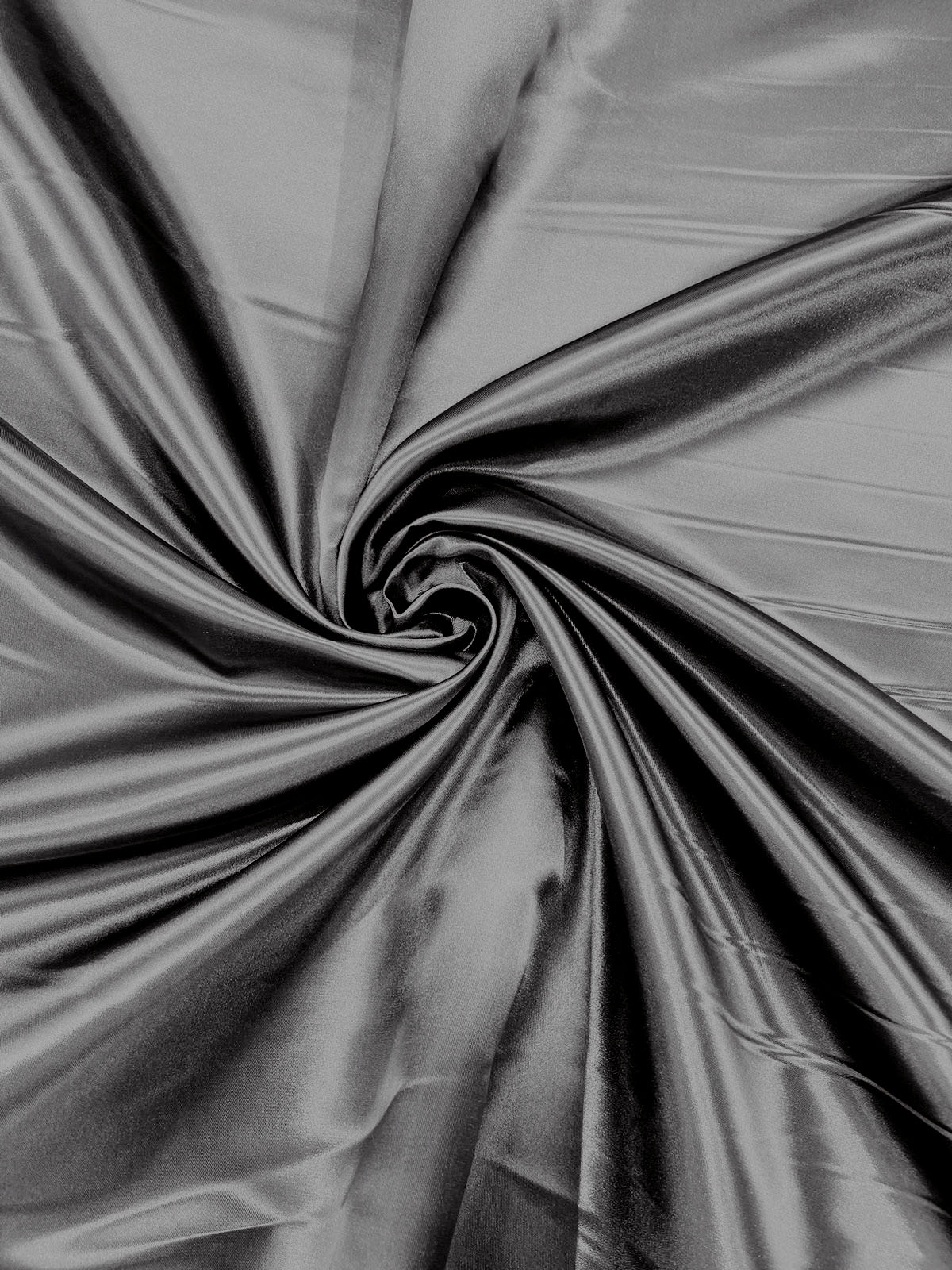 Heavy Shiny Bridal Satin Polyester Fabric - Solid Glossy Finish, 58" Width (1 Yard)