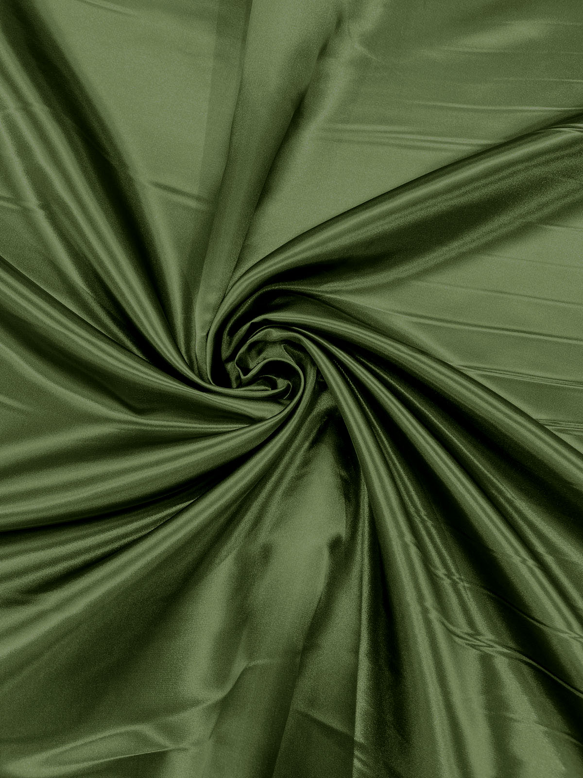 Heavy Shiny Bridal Satin Polyester Fabric - Solid Glossy Finish, 58" Width (1 Yard)