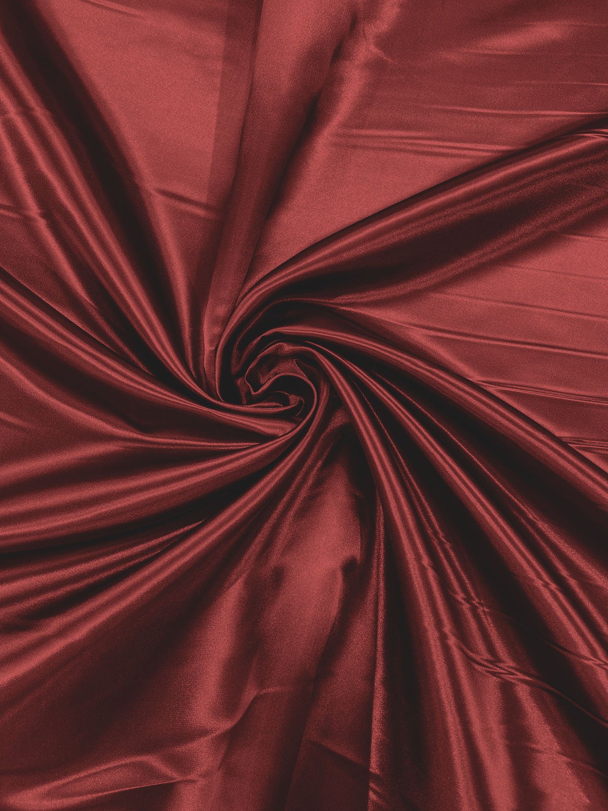 Heavy Shiny Bridal Satin Polyester Fabric - Solid Glossy Finish, 58" Width (1 Yard)