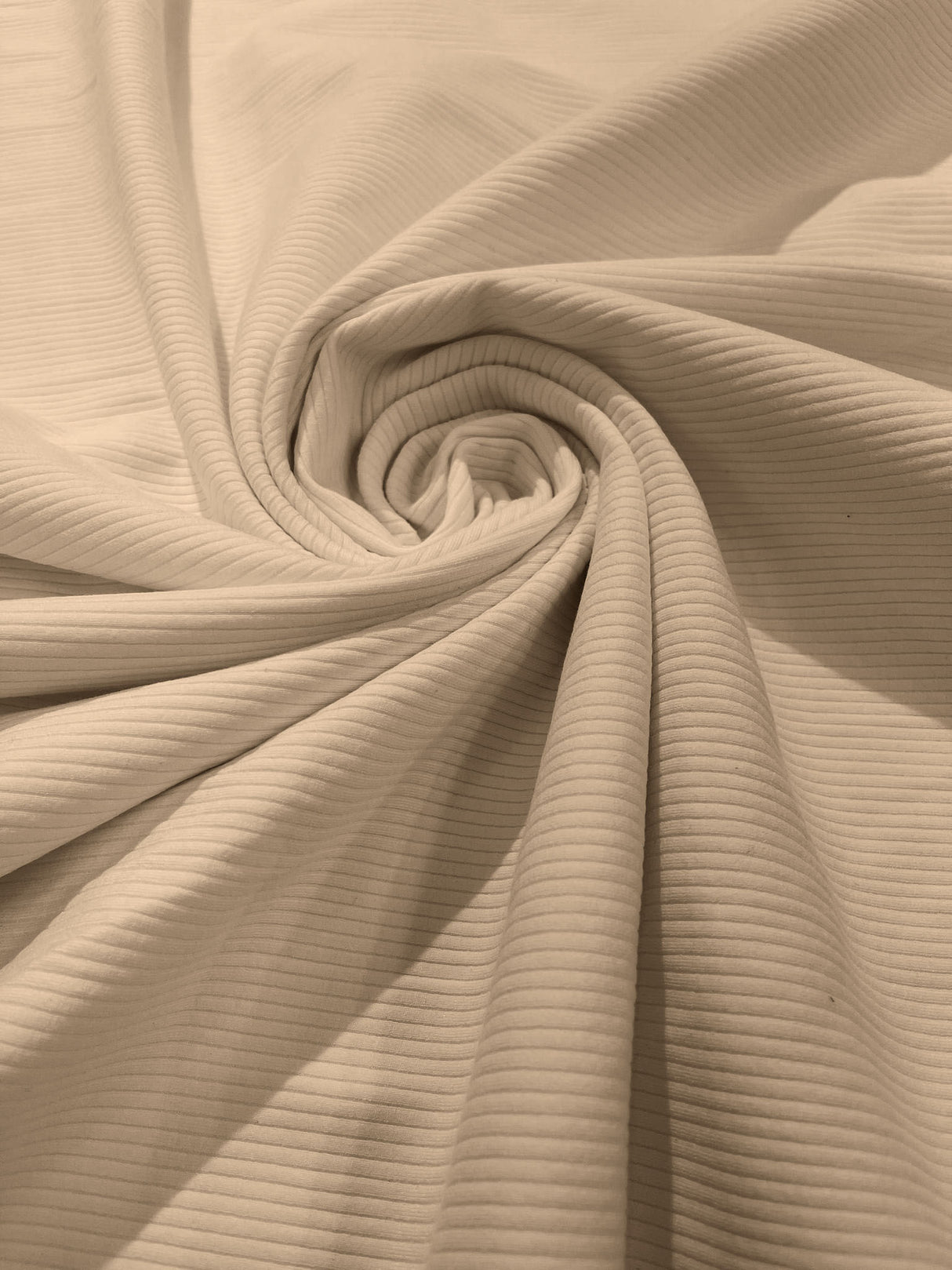 Heavy Rib Stretches Knit Rayon Spandex Fabric - Ribbed Stretch Knit, 54" Width (1 Yard)
