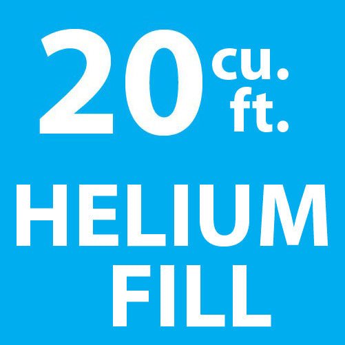 Helium Fill 20 Cu. Ft. Cylinder