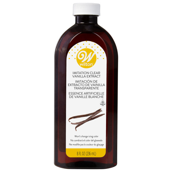 Wilton Clear Imitation Vanilla Extract – 8 oz.