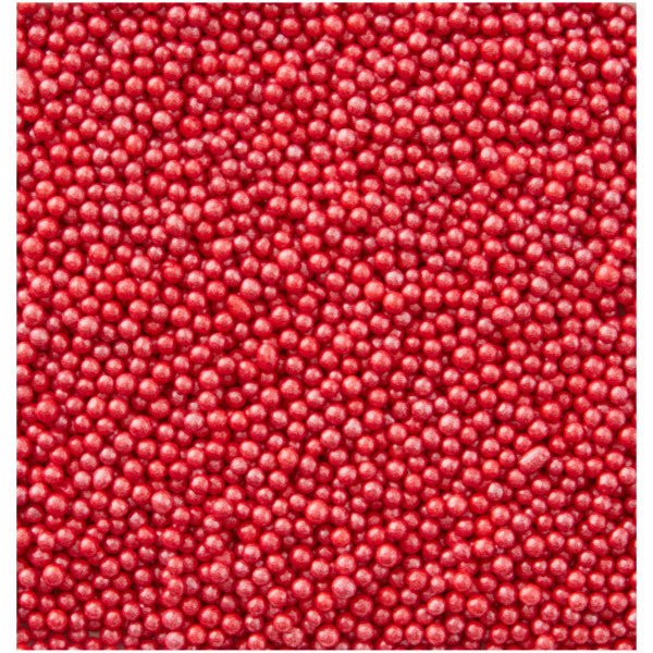 Wilton Pearlized Red Nonpareils Sprinkles Pouch – 1.4 oz.
