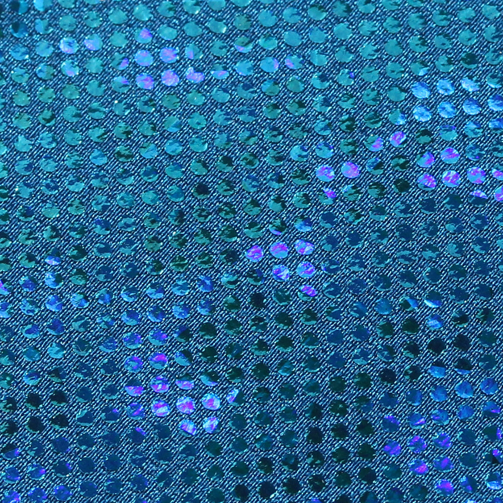 B'Dazzled Holo Nylon Spandex Fabric - Assorted Colors, Hologram Finish, 58/60" Width (1 Yard)