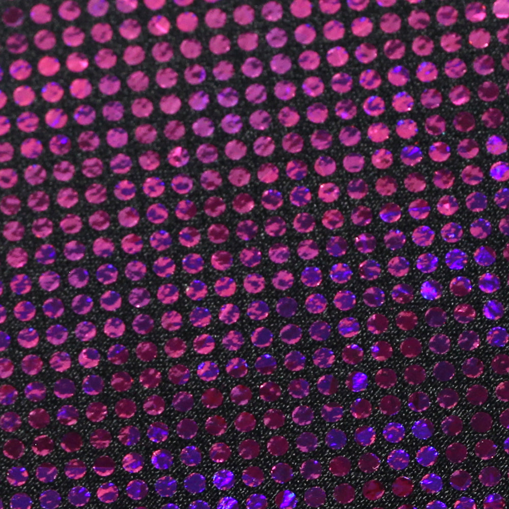 B'Dazzled Holo Nylon Spandex Fabric - Assorted Colors, Hologram Finish, 58/60" Width (1 Yard)