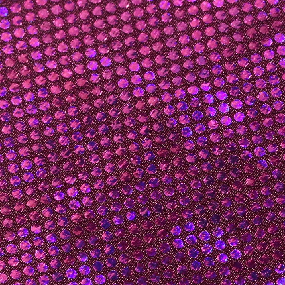 B'Dazzled Holo Nylon Spandex Fabric - Assorted Colors, Hologram Finish, 58/60" Width (1 Yard)