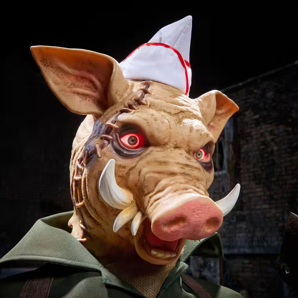 6.5-ft Gruesome Grounds Animated LED Butcher Halloween Decoration