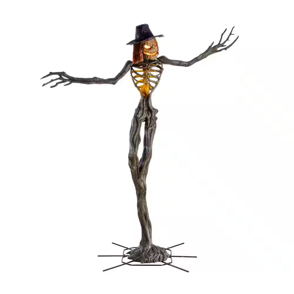 Gruesome Grounds Giant Animated LED Worricrow Halloween Decoration 15 Feet