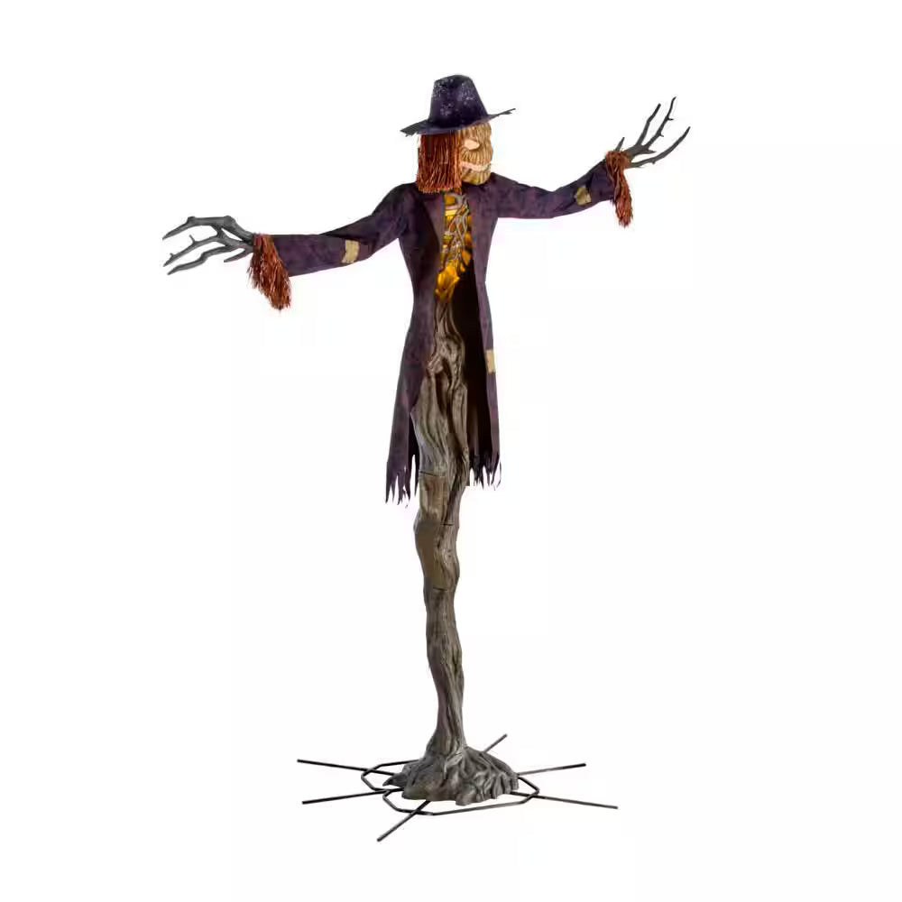 Gruesome Grounds Giant Animated LED Worricrow Halloween Decoration 15 Feet
