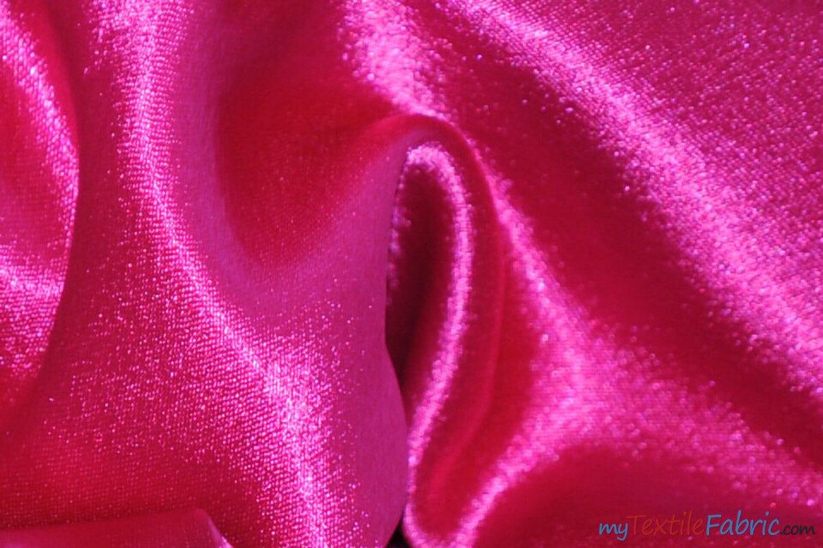 Superior Quality Crepe Back Satin Fabric - Multiple Colors, 58/60" Width (1 Yard)