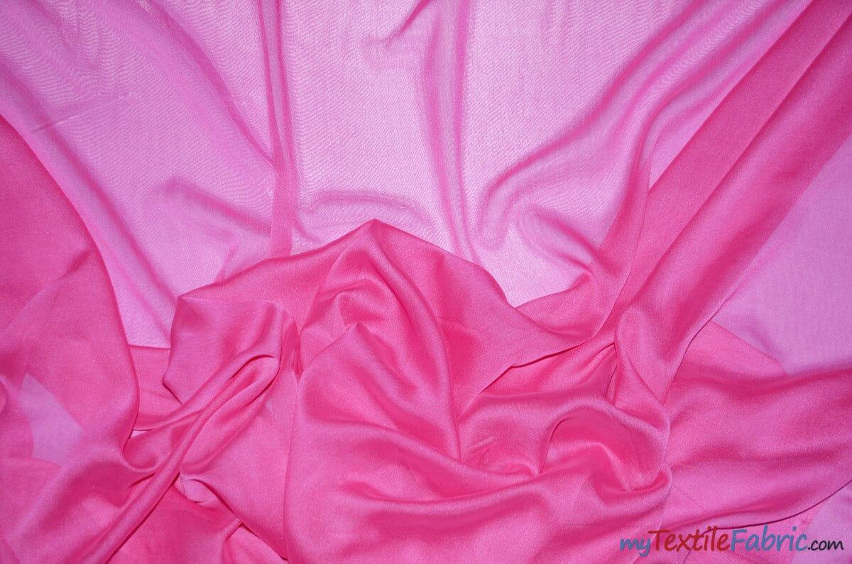 Two Tone Chiffon Polyester Fabric - Iridescent Sheer, 58/60" Width, Multiple Colors (Yards, Bolts, Sample Swatch)