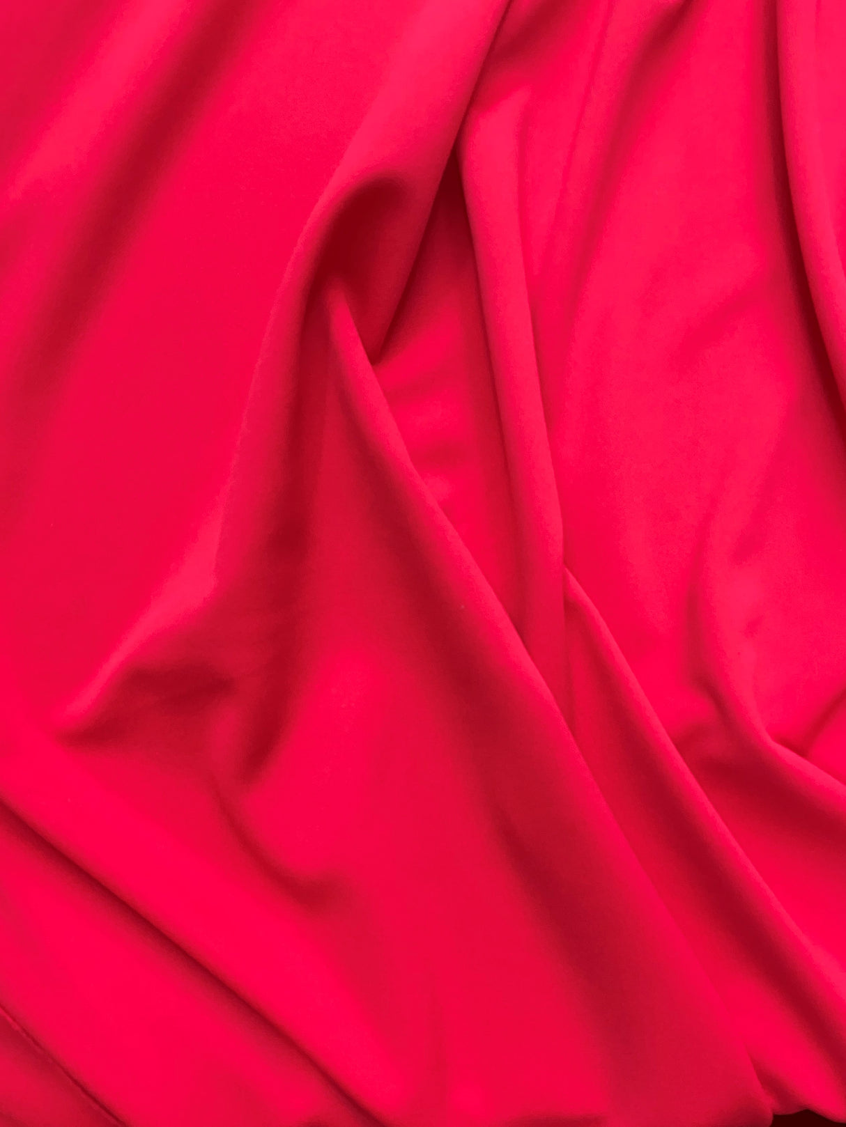 Hot Pink Scuba Fabric - Hot Pink, 59"-60" Width