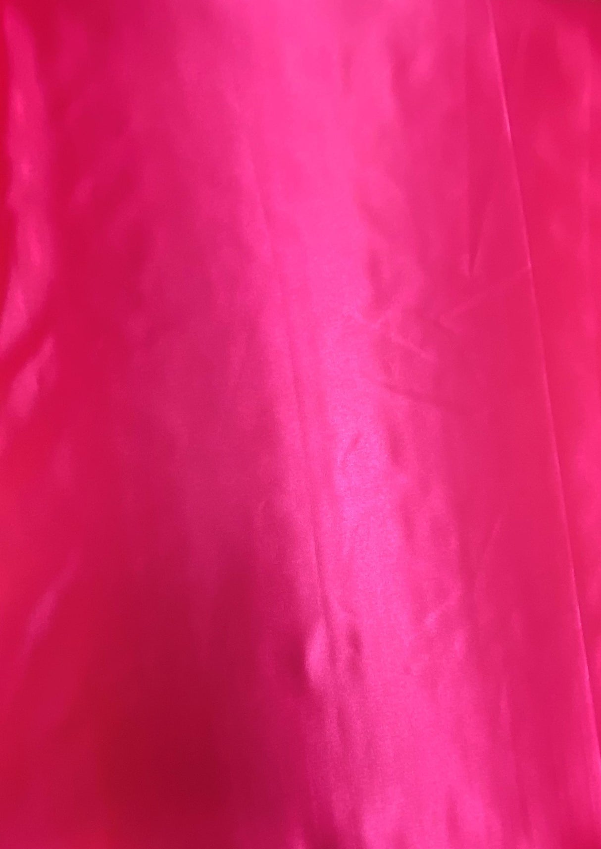 Hot Pink Bridal Satin Fabric - Hot Pink, 58"-60" Width (1 Yard)