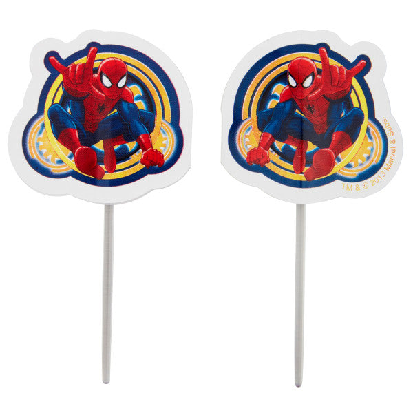 Wilton Marvel Ultimate Spider-Man Cupcake Toppers, 24-Count