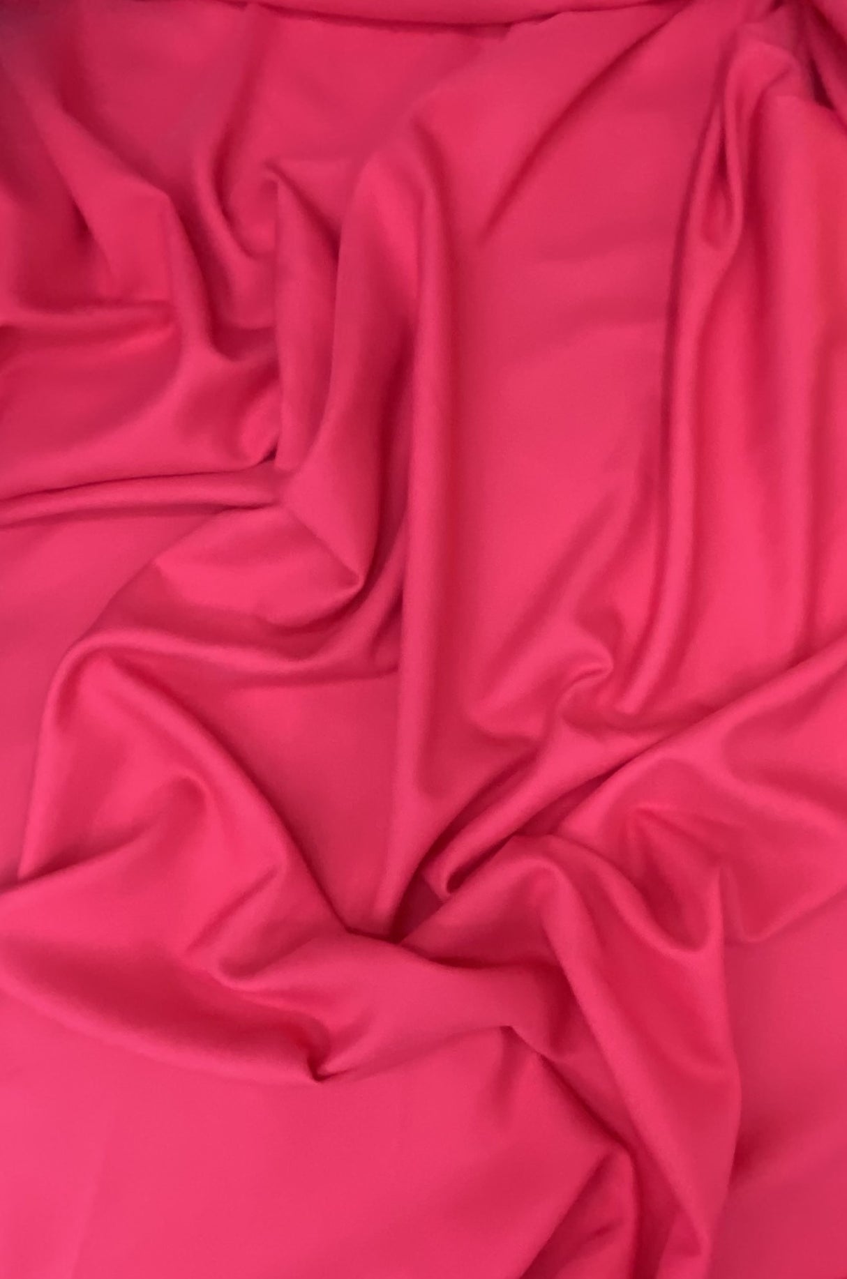 Gabardine Polyester Fabric - Hot Pink, 59/60" Width (1 Yard)