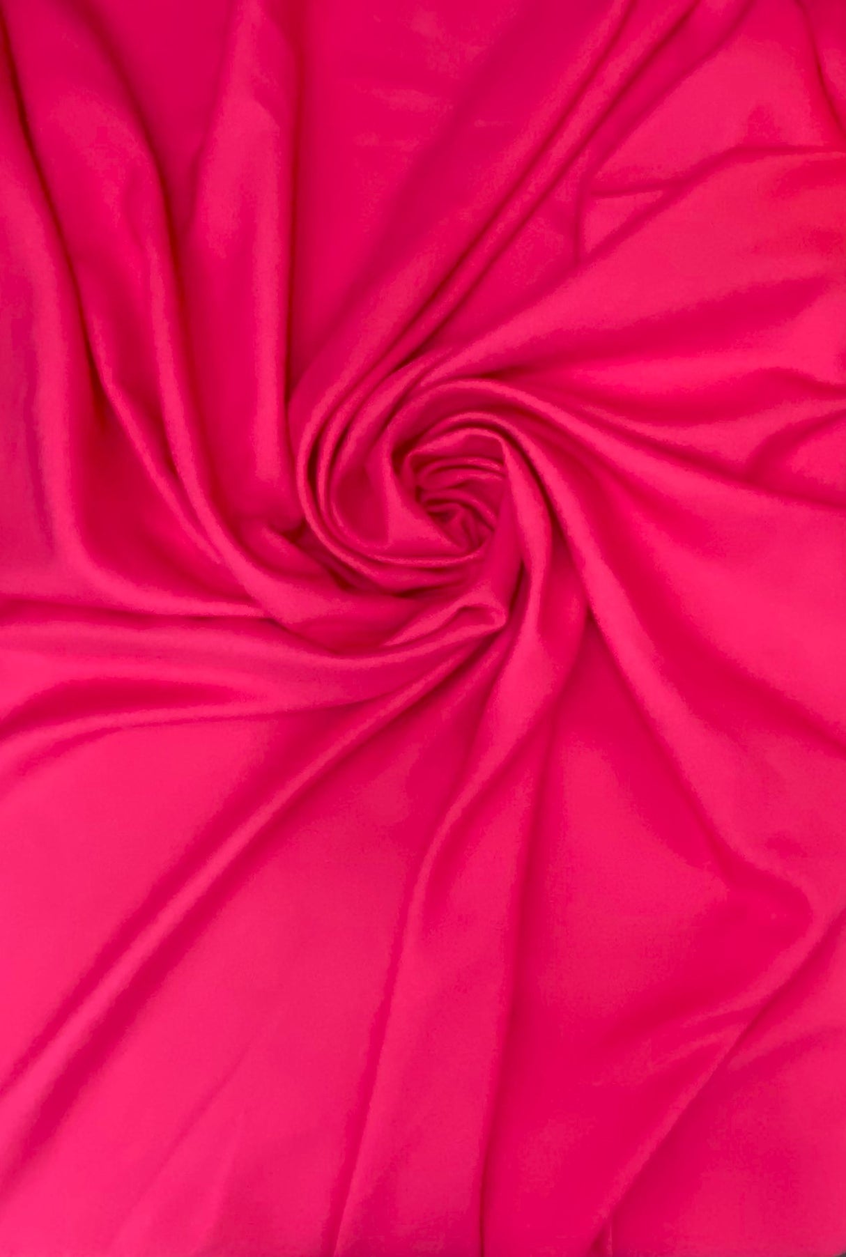 Gabardine Polyester Fabric - Hot Pink, 59/60" Width (1 Yard)