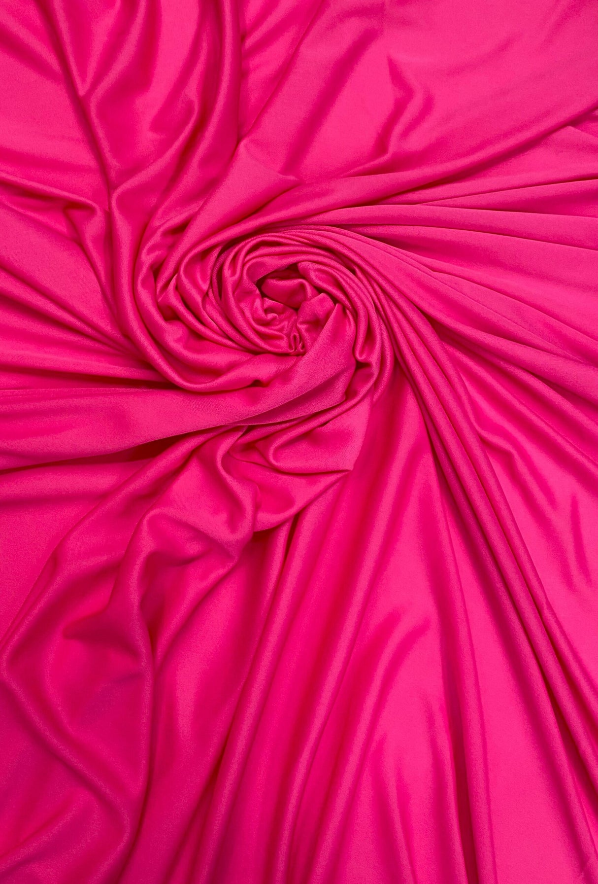 Stretch Lining Polyester Fabric - Hot Pink, Matte Soft, 60" Width (1 Yard)