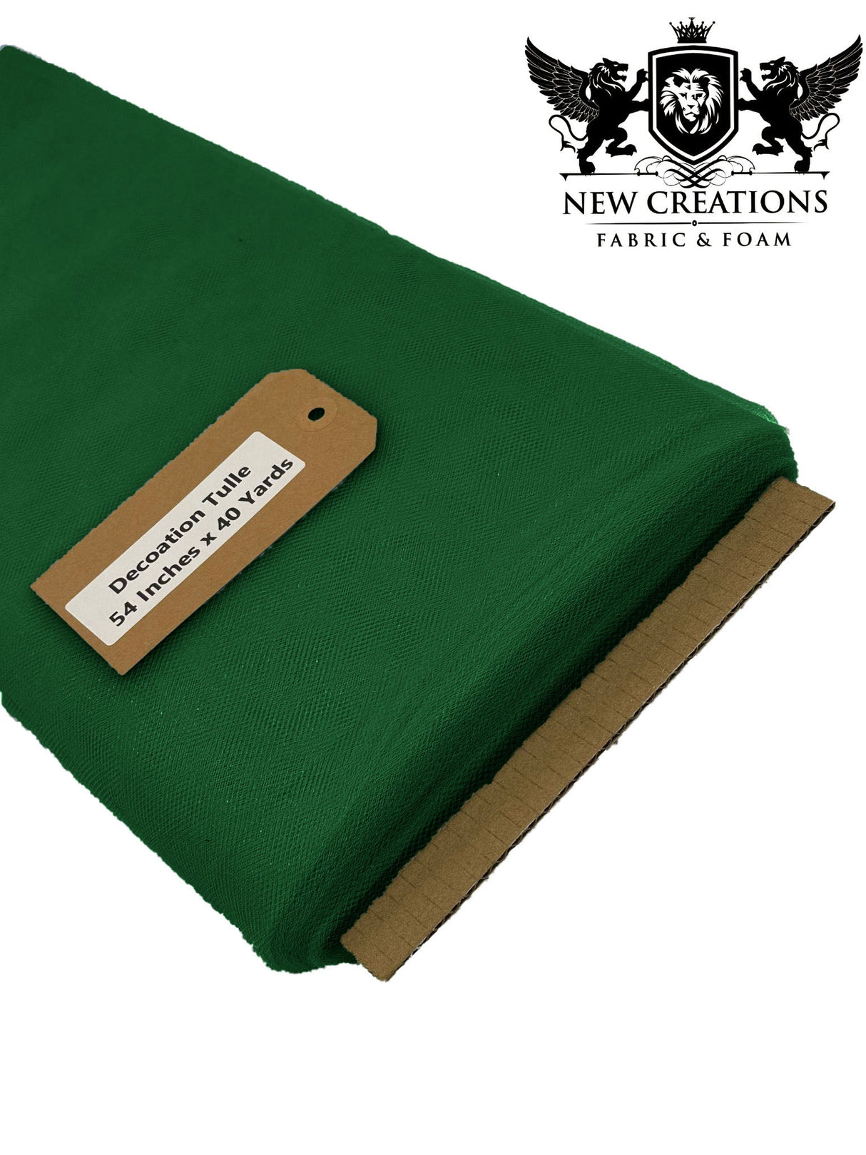 Hunter Green Tutu Tulle Fabric - Hunter Green Sheer Netting, 54" Width (5 Yards)