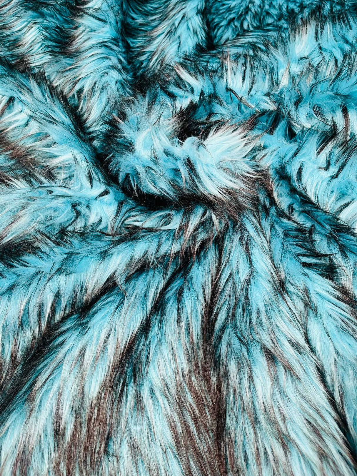 Husky Faux Fur Fabric - Jacquard Faux Fur, 2 Inch High Pile, 58" Width (1 Yard)