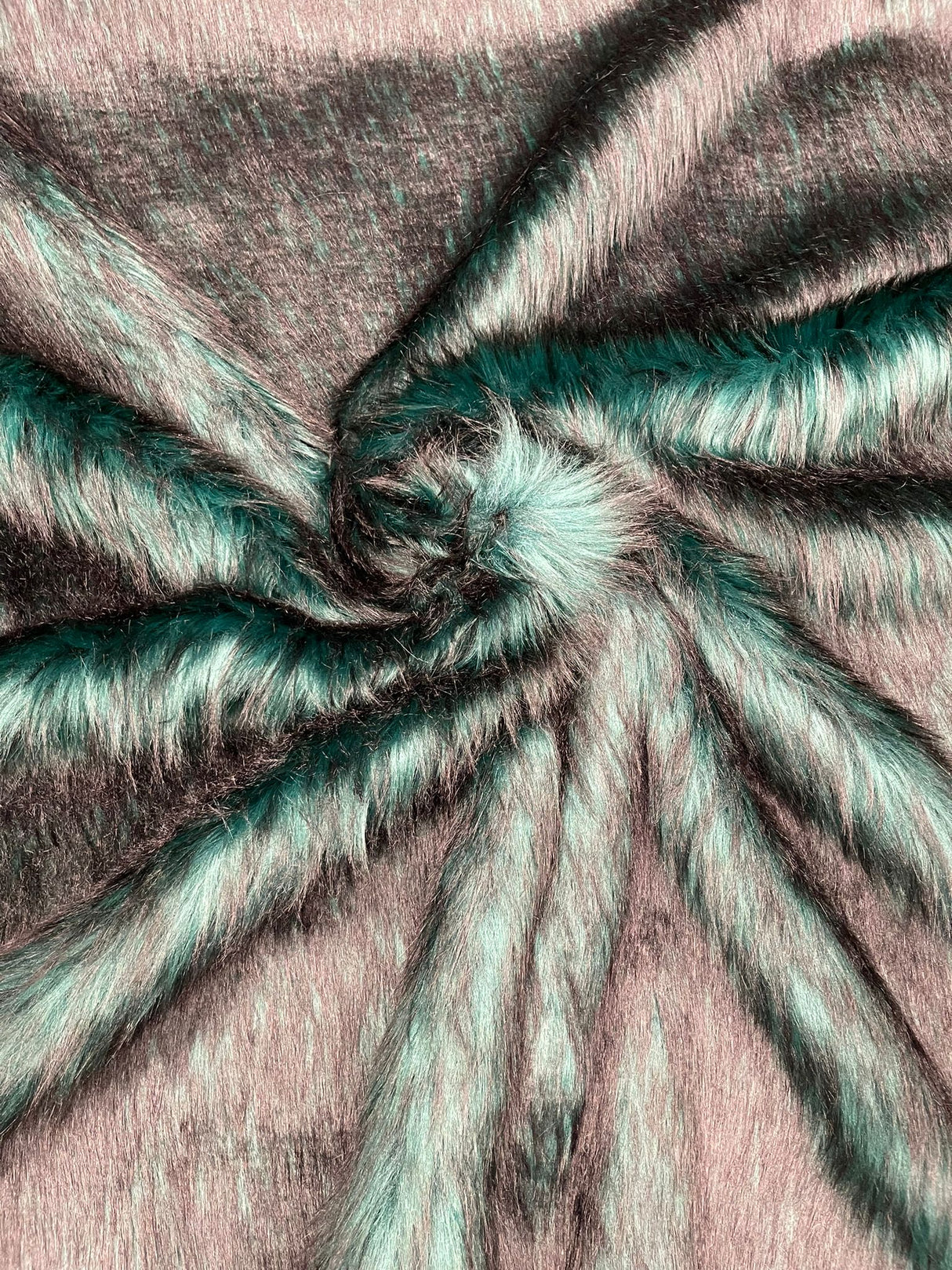 Husky Faux Fur Fabric - Jacquard Faux Fur, 2 Inch High Pile, 58" Width (1 Yard)