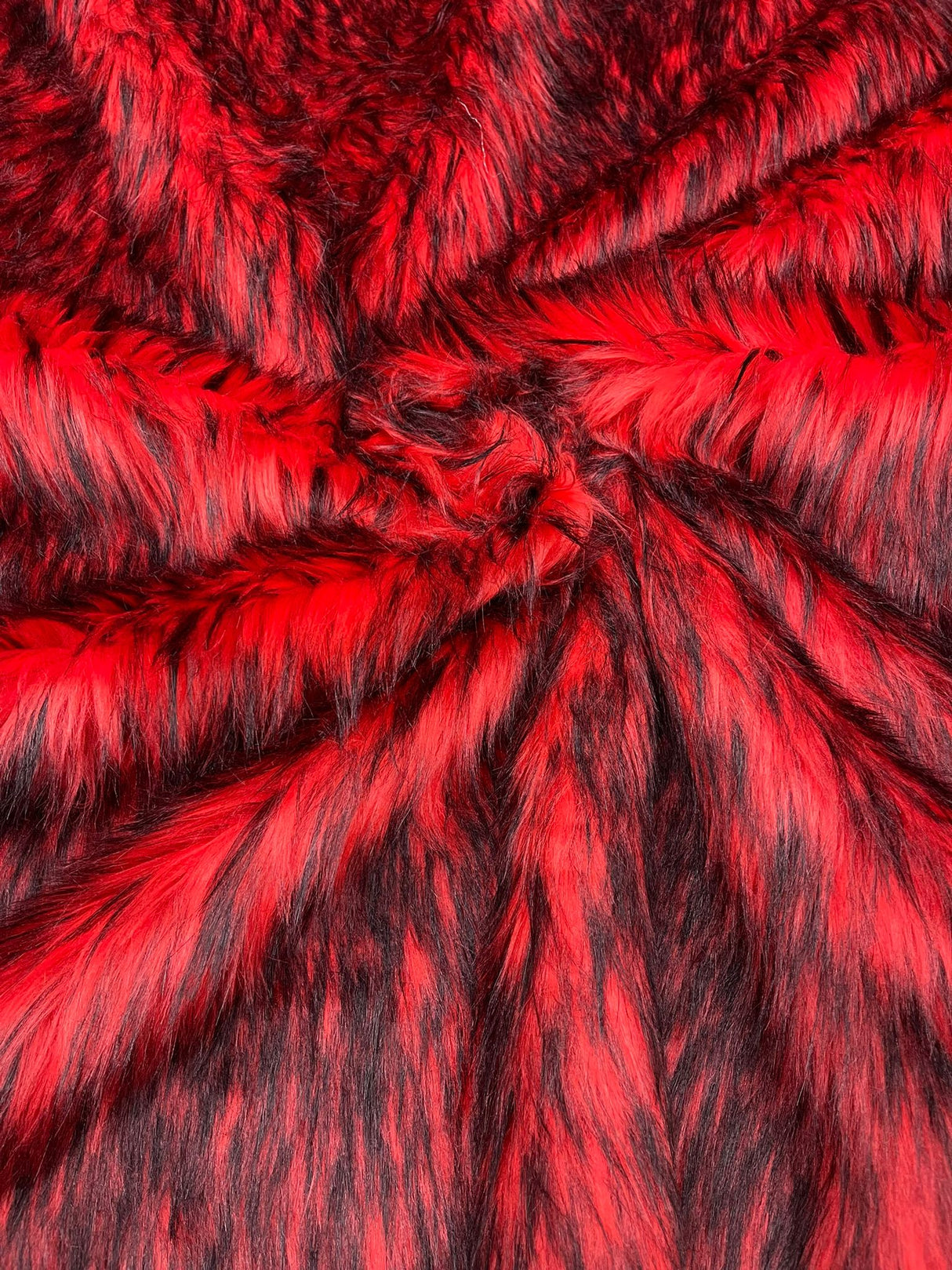 Husky Faux Fur Fabric - Jacquard Faux Fur, 2 Inch High Pile, 58" Width (1 Yard)