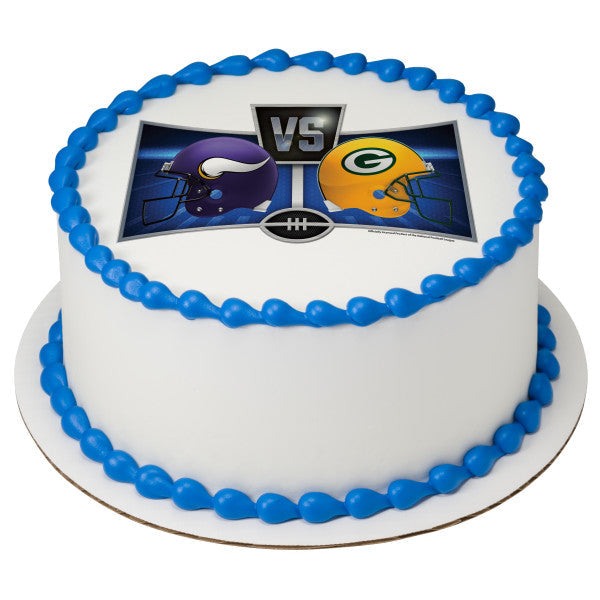 NFL Match-Up Football Edible Image PhotoCake