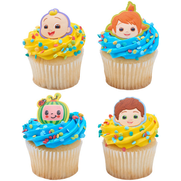 CoComelon Playtime! Cake Cupcake Rings - 72ct per order
