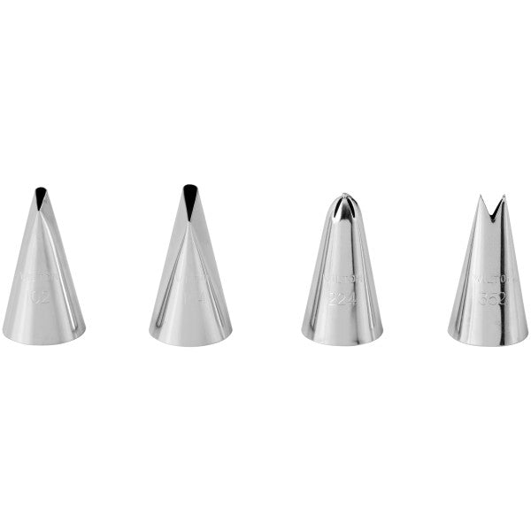 Wilton Flower Decorating Tip Set – 4 Piece