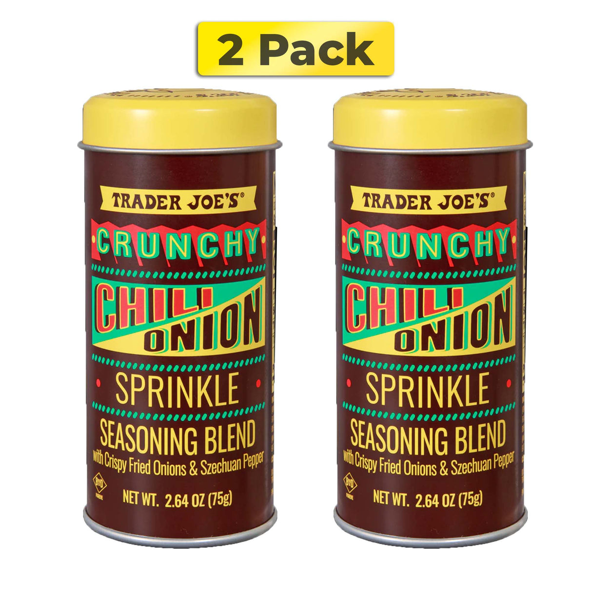 Trader Joe's Crunchy Chili Onion Sprinkle Seasoning Blend | 2.64 oz